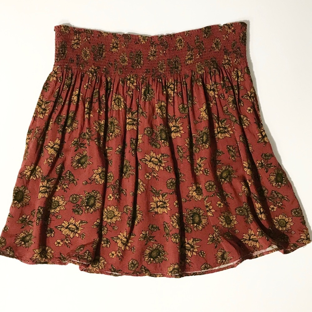 Mossimo sunflower skirt
